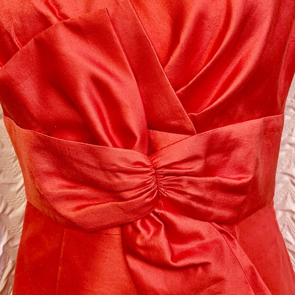 KATE SPADE Salmon Pink Silk Cocktail Dress - Picture 6 of 10